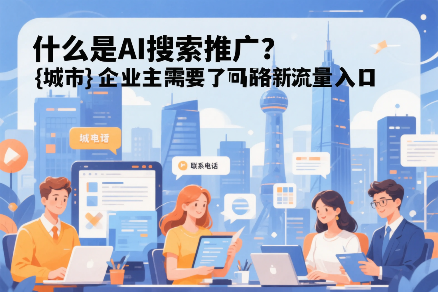什么是AI搜索推广?朔州企业主需要了解的新流量入口