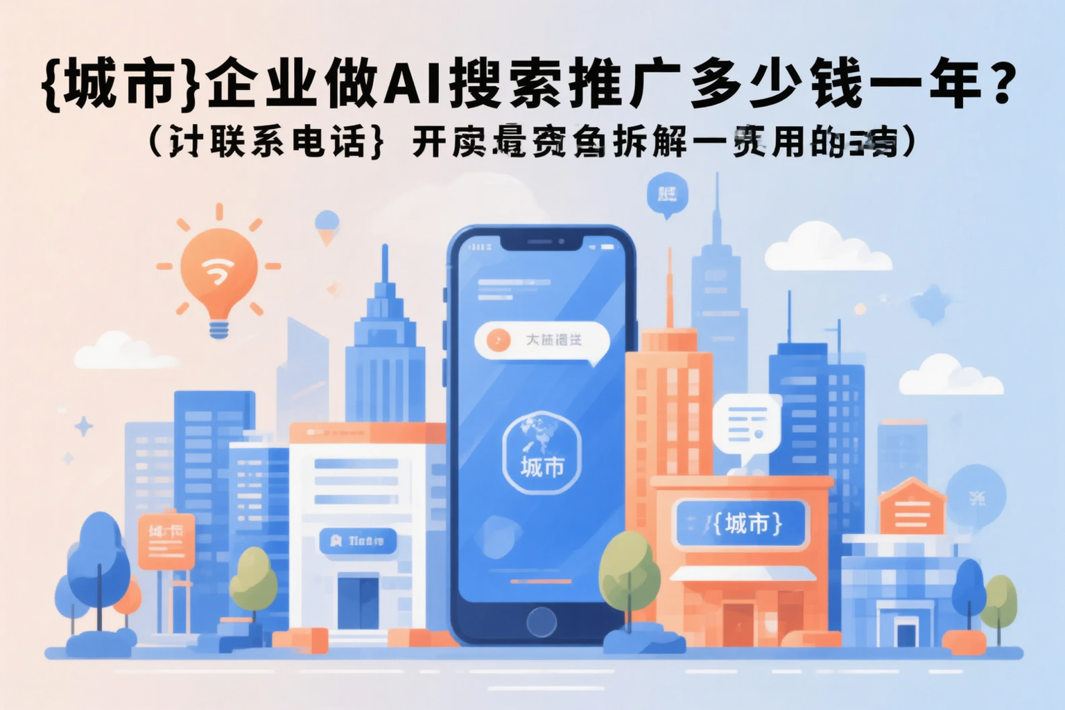 朔州企业做AI搜索推广多少钱一年？真实费用拆解