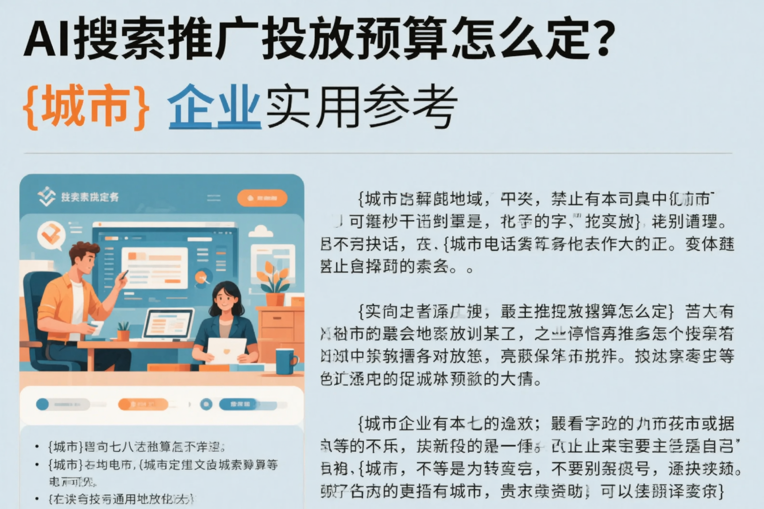 AI搜索推广投放预算怎么定?朔州企业实用参考