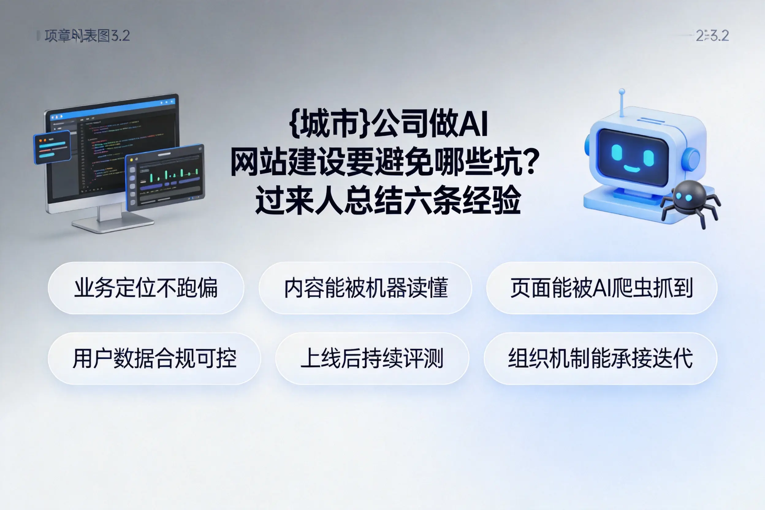 朔州公司做AI网站建设要避免哪些坑?过来人总结六条经验