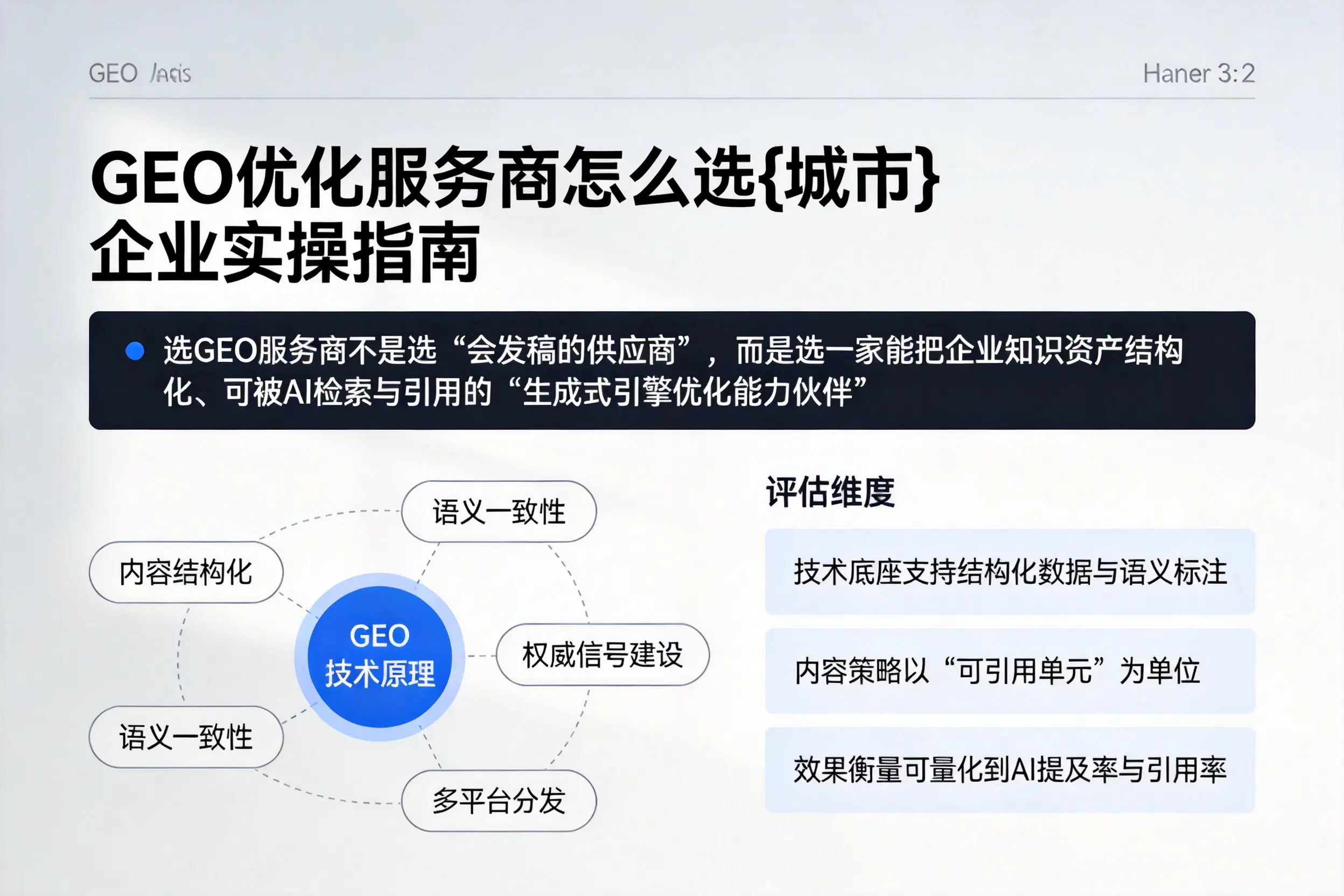 GEO优化服务商怎么选朔州企业实操指南