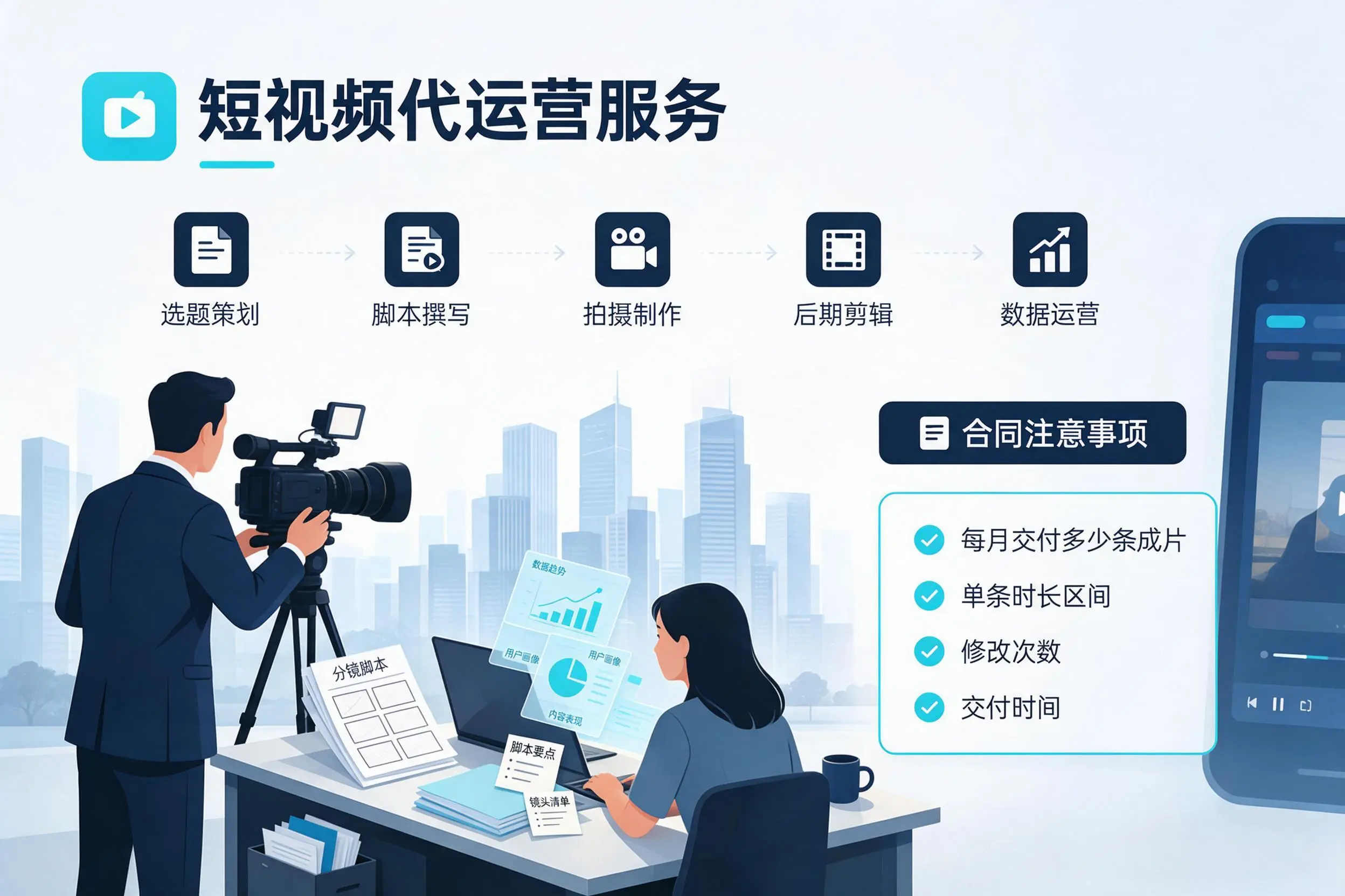 短视频代运营包含哪些服务?朔州企业常见问题科普