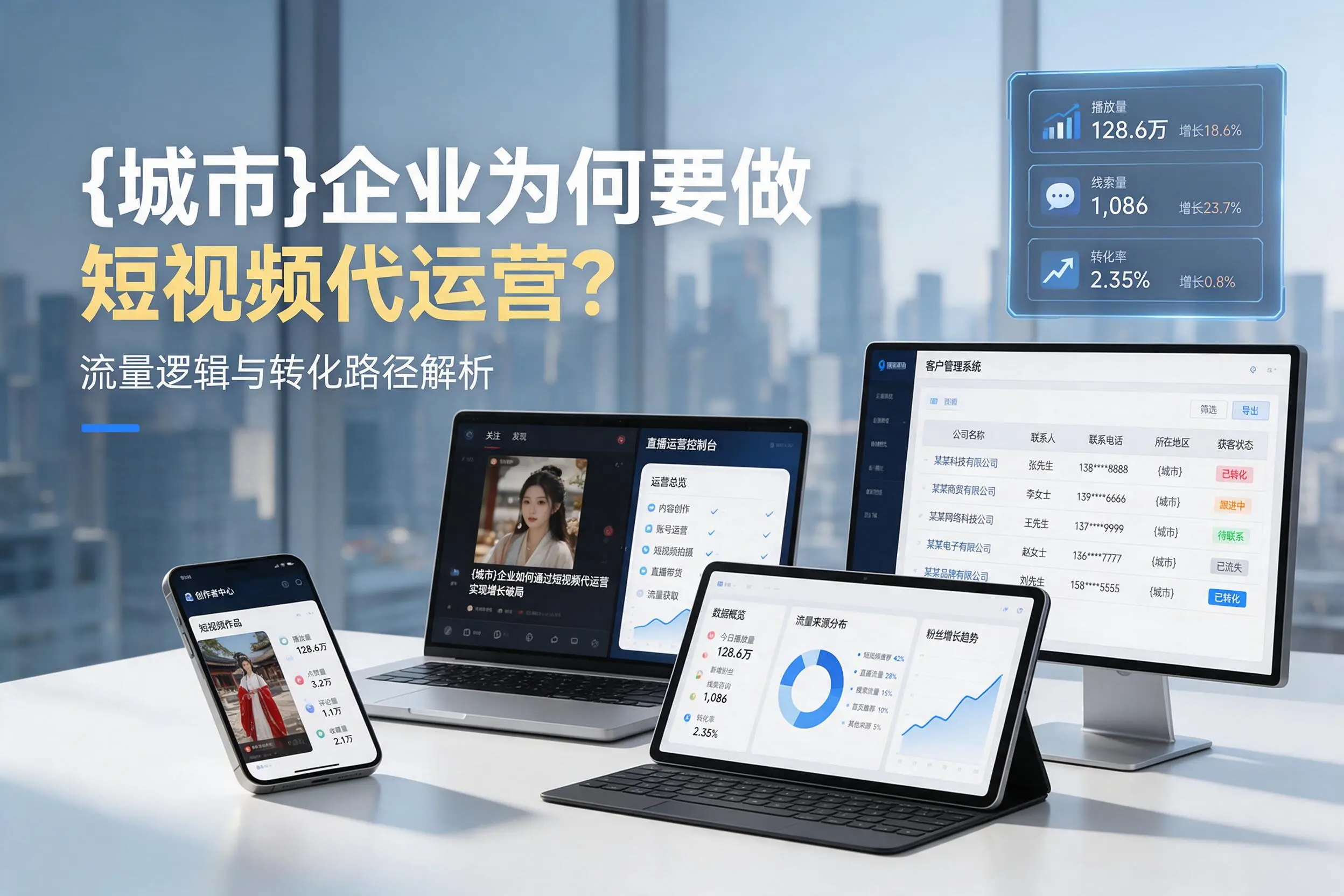 朔州企业为何要做短视频代运营?流量逻辑与转化路径解析