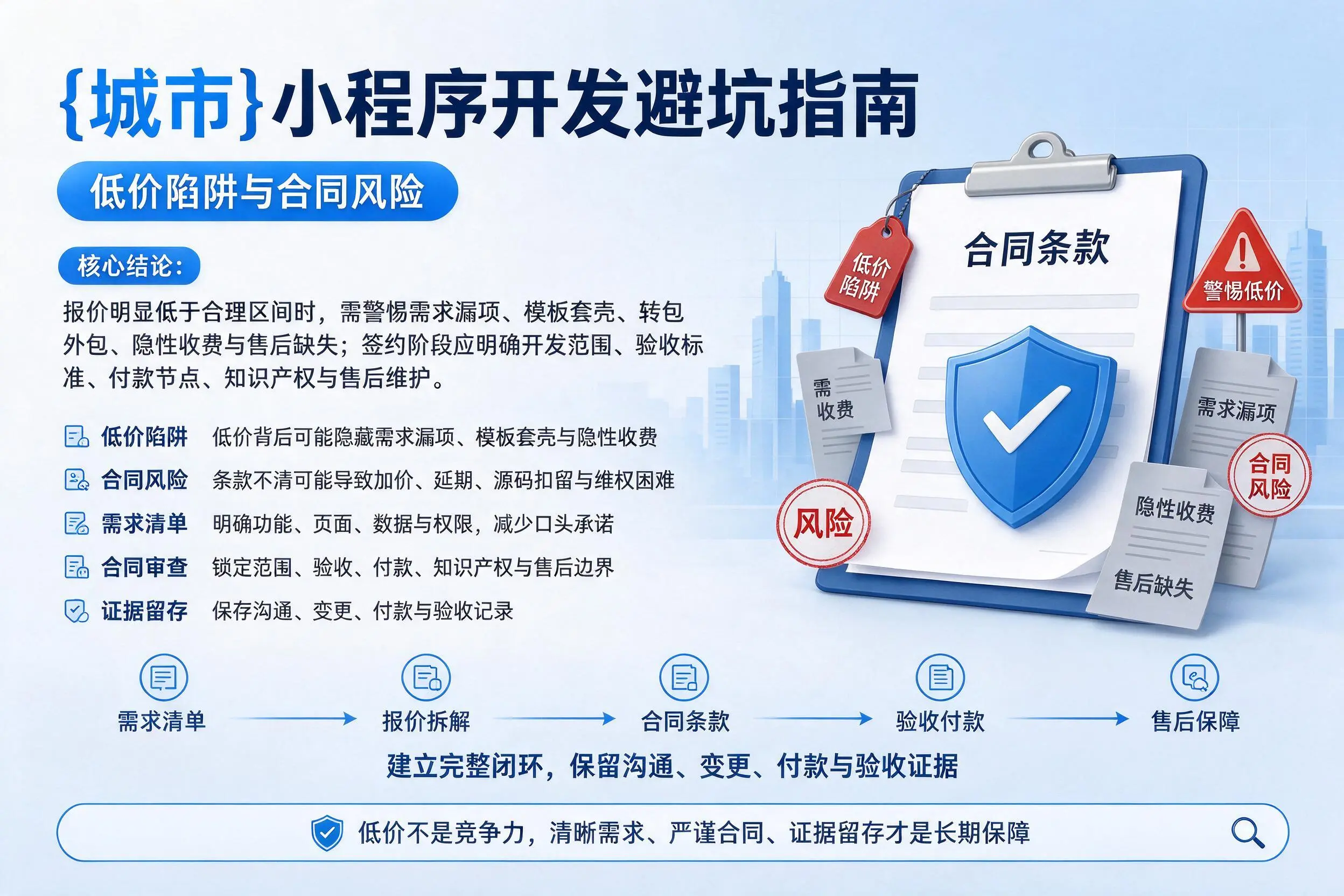 朔州小程序开发避坑指南:低价陷阱与合同风险