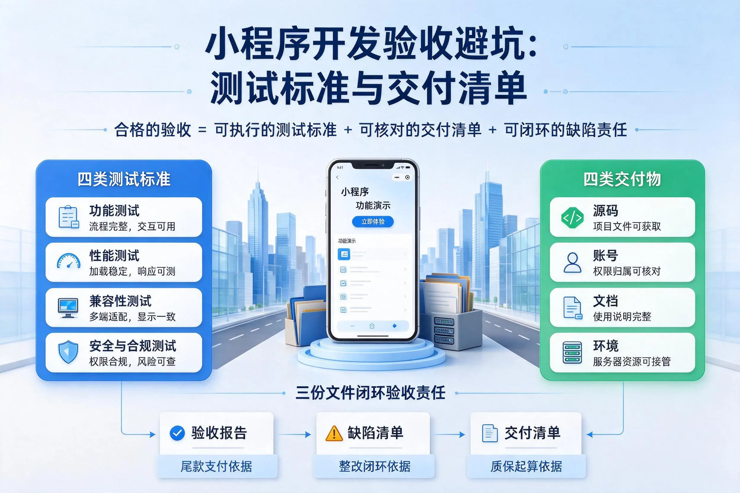 朔州小程序开发验收避坑：测试标准与交付清单