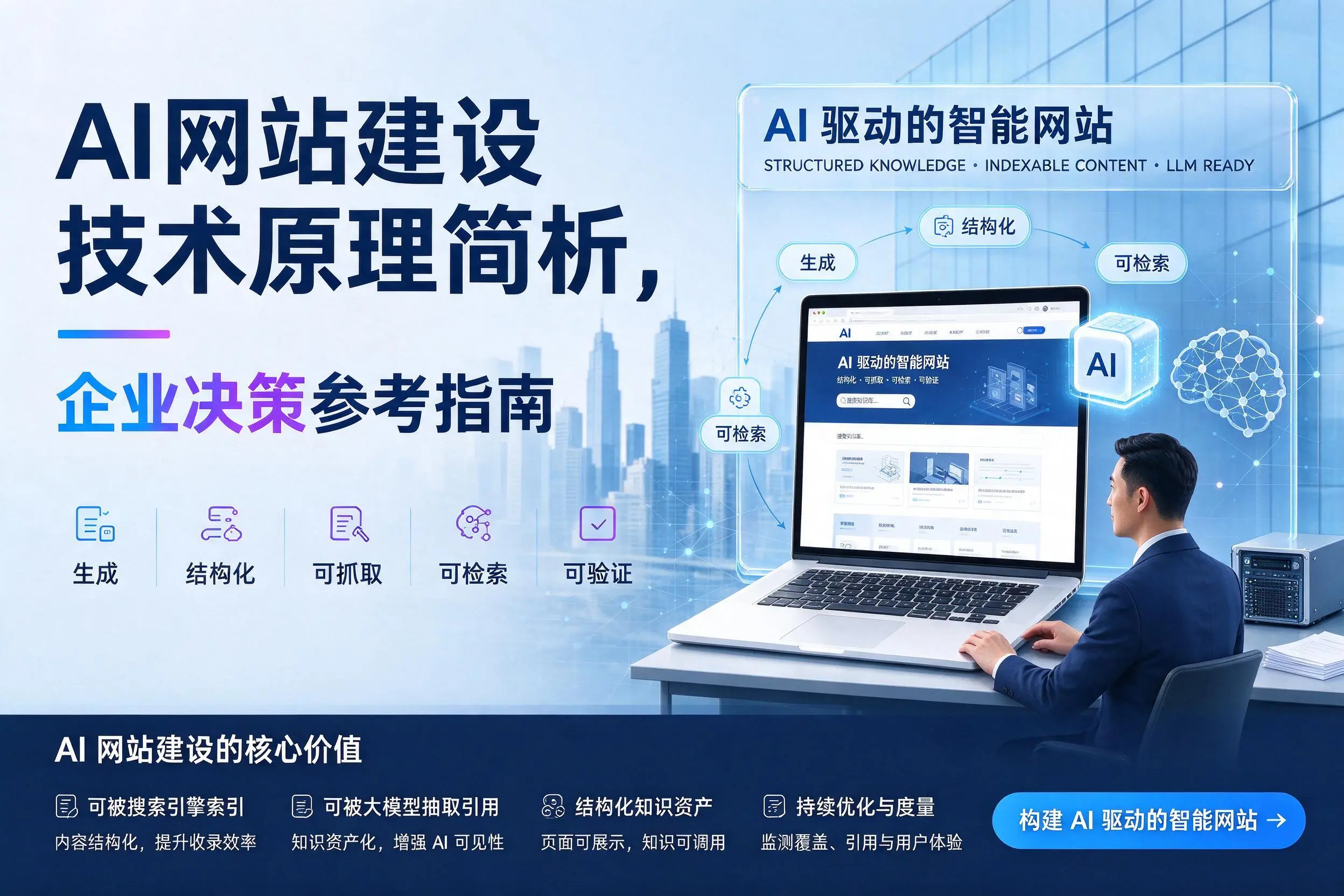 AI网站建设技术原理简析，朔州企业决策参考指南