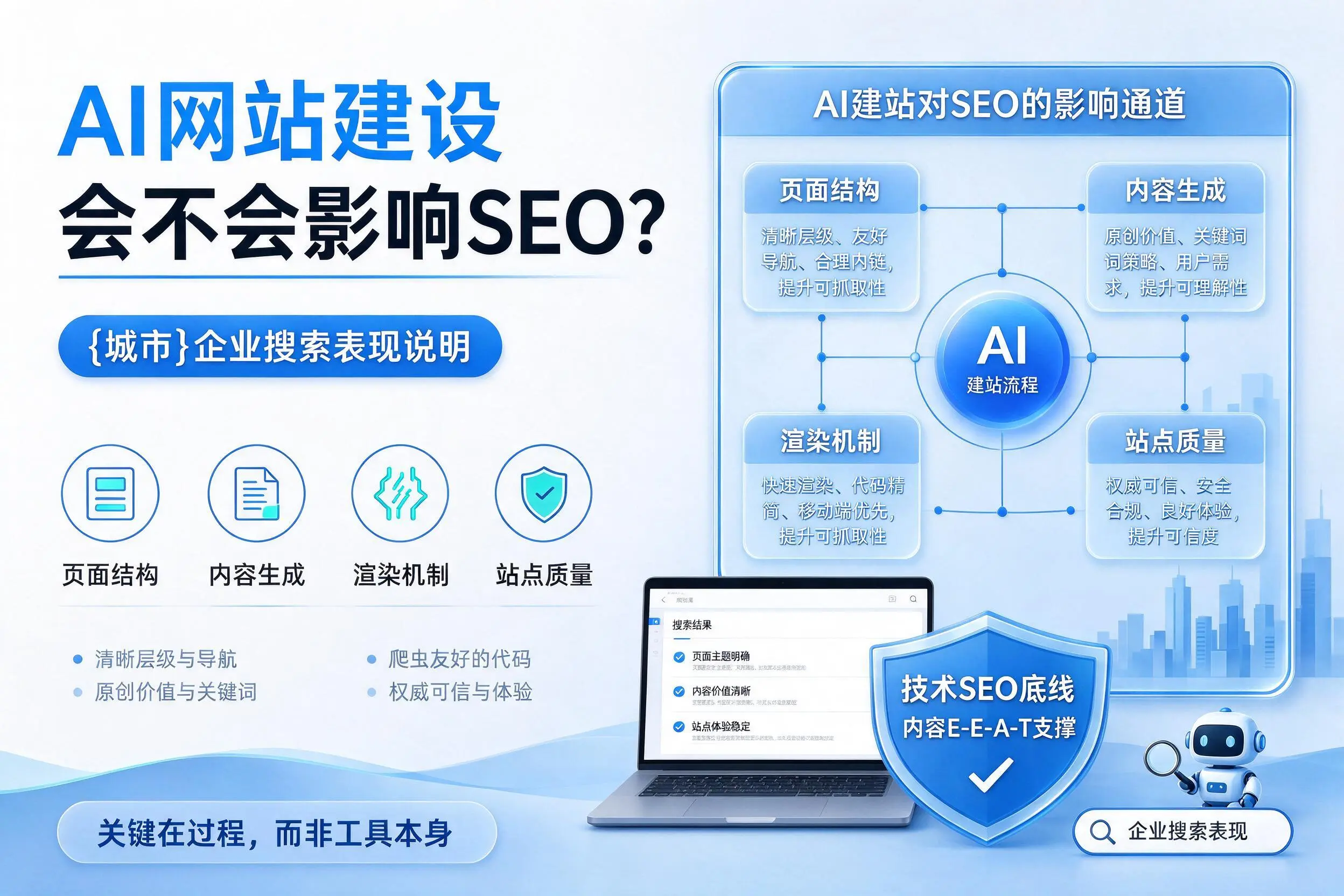 AI网站建设会不会影响SEO？朔州企业搜索表现说明