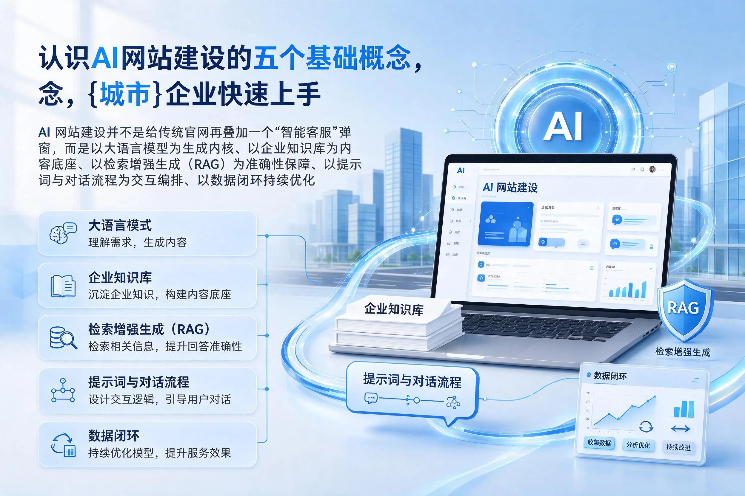 认识AI网站建设的五个基础概念，朔州企业快速上手