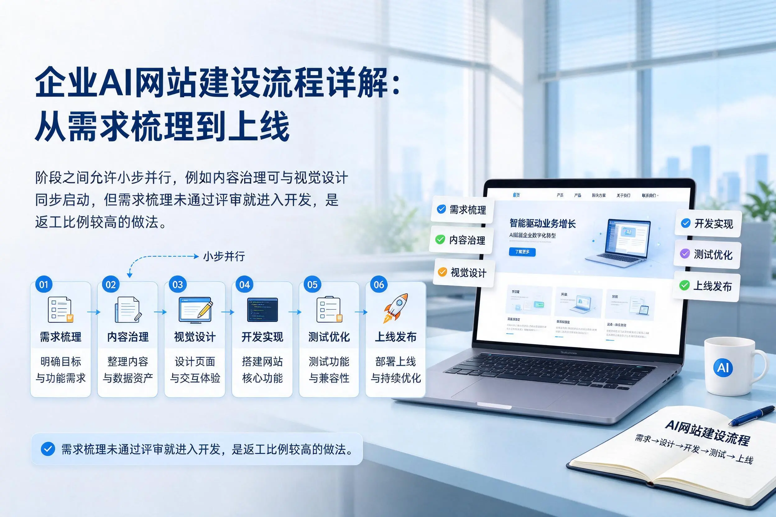 朔州企业AI网站建设流程详解：从需求梳理到上线
