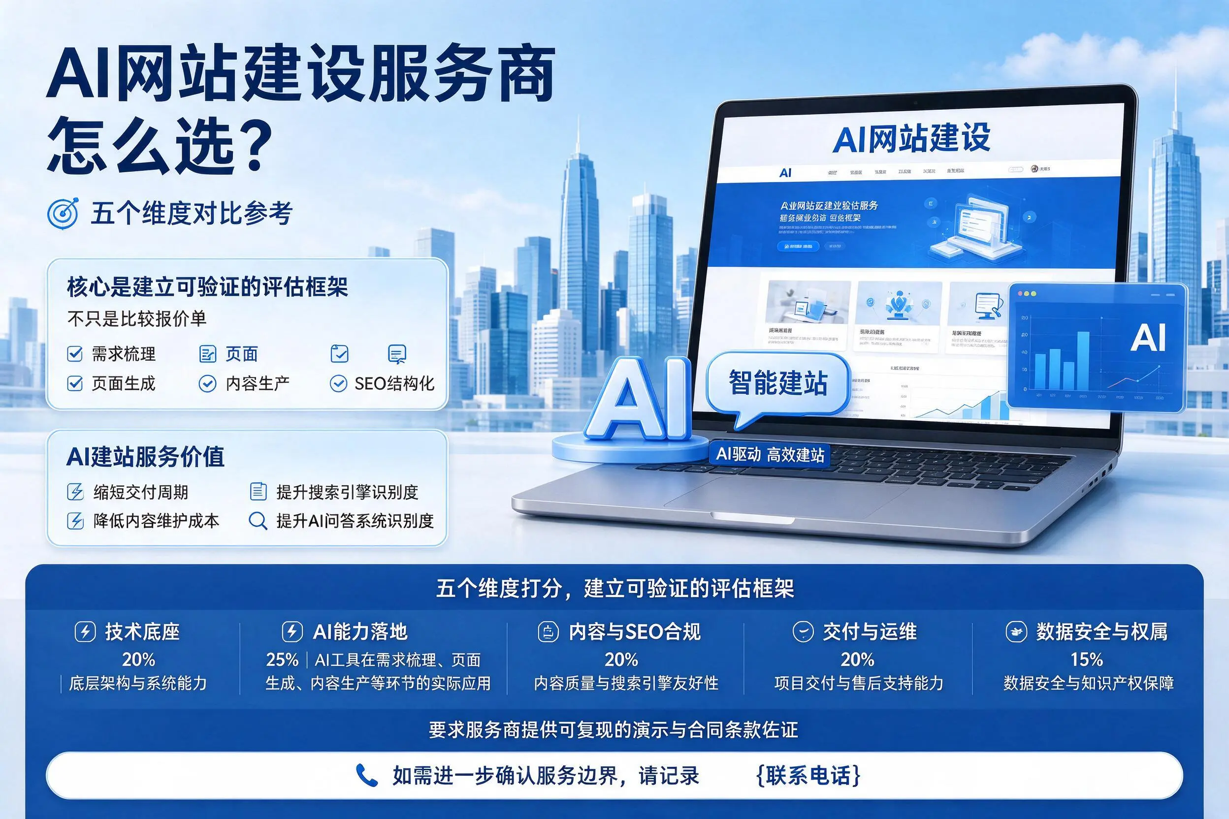 朔州AI网站建设服务商怎么选?五个维度对比参考